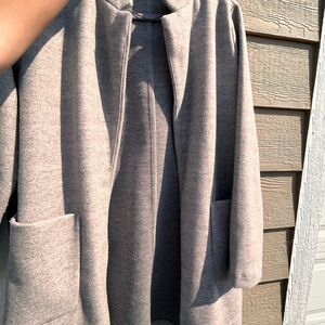 Shinestar Women's Elegant Gray Trench Coat